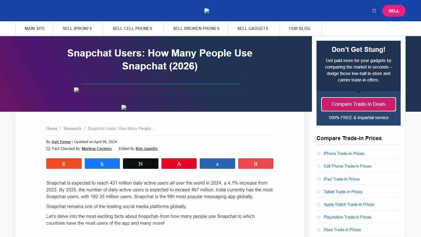 Snapchat Users: How Many People Use Snapchat (2026)